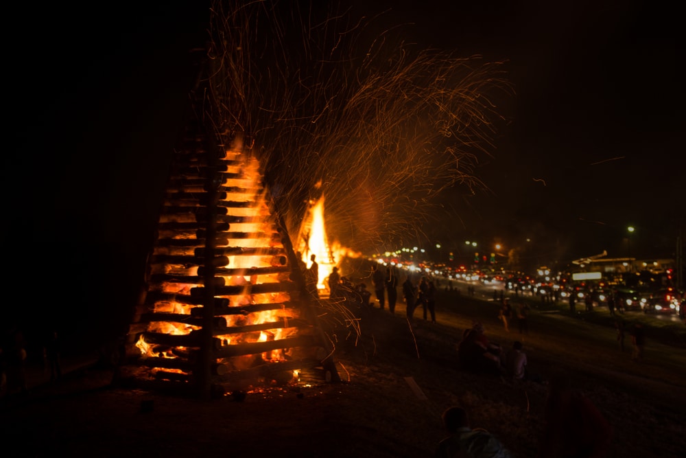 Christmas Eve Bonfires