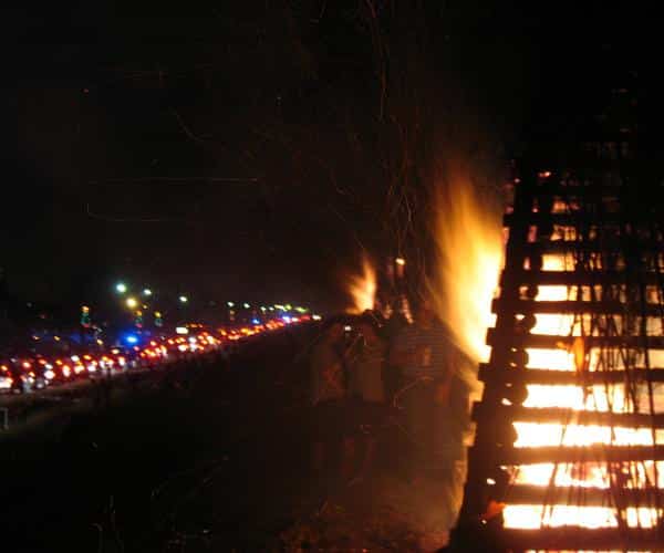 Christmas Eve Bonfires