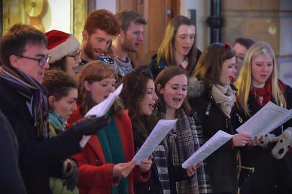 Caroling in Jackson Square